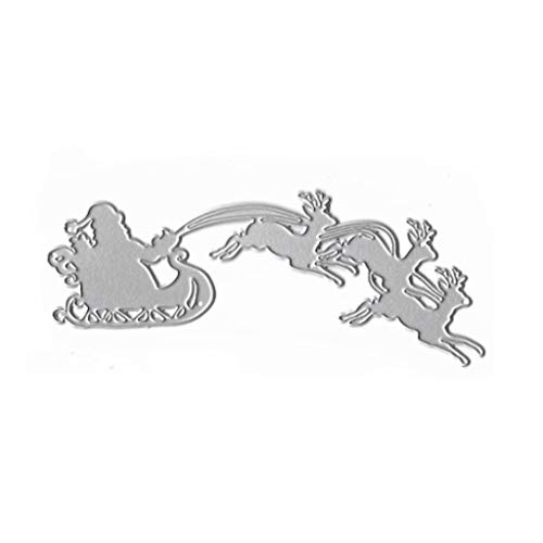RPFROP Stanzformen für Kartenherstellung, Metall-Stanzformen, Weihnachtsmann, Hirsch, Metall-Stanzschablone, Scrapbooking, Album, Stempel, Papier, C-Prägewerkzeuge für Album, Scrapbooking, RPFROP Stanzformen für Kartenherstellung, Metall-Stanzformen, Weihnachtsmann, Hirsch, Metall-Stanzschablone, Scrapbooking, Album, Stempel, Papier, C-Prägewerkzeuge für Album, Scrapbooking, von RPFROP