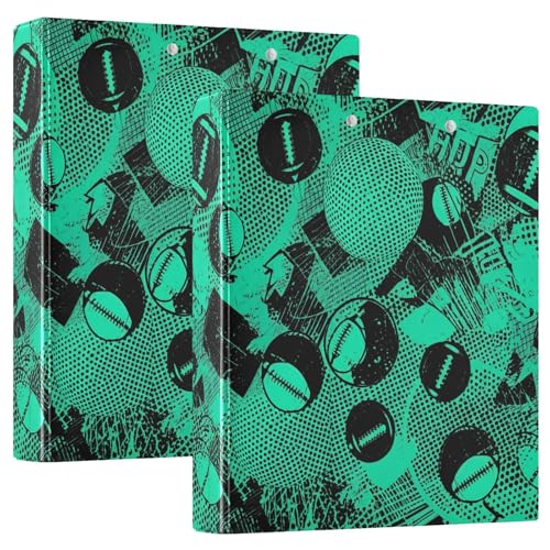 3-Ringbuch, Cool Sports Schwarz-Grüne Kugeln, D-Ringbuch mit Klemmbrett, große 3 Ordner für Schule, Uni, Büro 3-Ringbuch, Cool Sports Schwarz-Grüne Kugeln, D-Ringbuch mit Klemmbrett, große 3 Ordner für Schule, Uni, Büro von RPLIFE