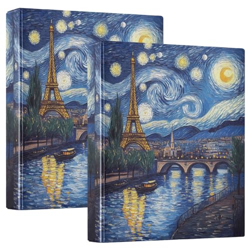 3 Ringbuch Paris Sternennacht D Ringbuch mit Klemmbrett 3 große 3 Ordner für Schule, Uni, Büro 3 Ringbuch Paris Sternennacht D Ringbuch mit Klemmbrett 3 große 3 Ordner für Schule, Uni, Büro von RPLIFE
