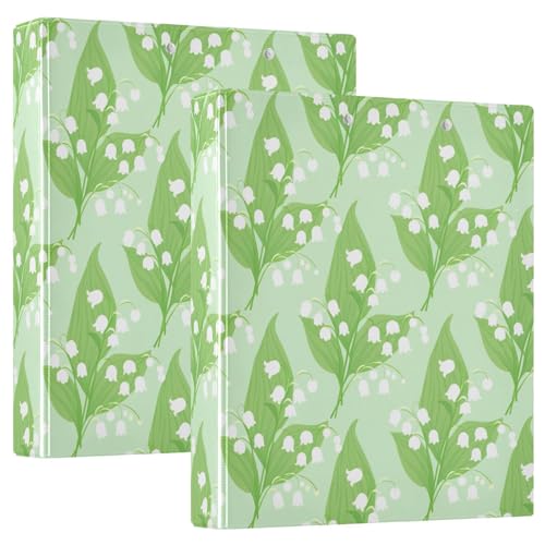 3-Ringbuch mit 3 Ringen, Maiglöckchen-Grün, 3,8 cm, D-Ringbuch mit Klemmbrett, große 3 Ordner für Schule, Uni, Büro 3-Ringbuch mit 3 Ringen, Maiglöckchen-Grün, 3,8 cm, D-Ringbuch mit Klemmbrett, große 3 Ordner für Schule, Uni, Büro von RPLIFE