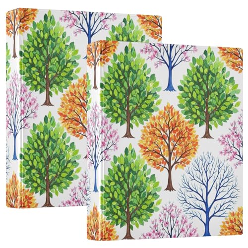 Aquarell-Baumzweige 3,8 cm, 3-Ringbuch, flexibler D-Ringordner mit Taschen, 3-Ringbücher für Schule, Uni, Büro Aquarell-Baumzweige 3,8 cm, 3-Ringbuch, flexibler D-Ringordner mit Taschen, 3-Ringbücher für Schule, Uni, Büro von RPLIFE