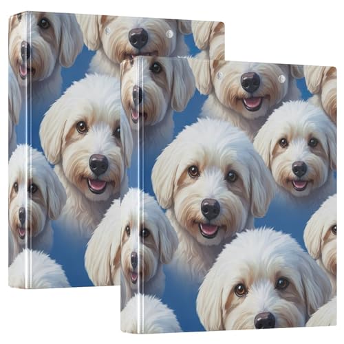Cute Dogs Ringbuch mit drei Ringen, 3,8 cm, flexibler D-Ringordner mit Taschen, 3 Ringbücher für Schule, Uni, Büro Cute Dogs Ringbuch mit drei Ringen, 3,8 cm, flexibler D-Ringordner mit Taschen, 3 Ringbücher für Schule, Uni, Büro von RPLIFE