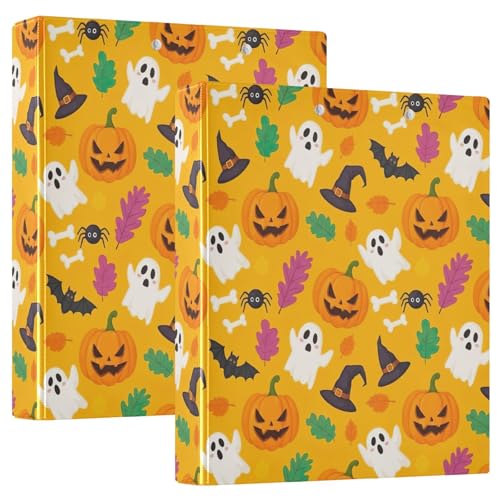 Drei-Ringbuch, 3,8 cm, süße Halloween-Kürbisse, Orange, D-Ringbuch mit Klemmbrett, große 3 Ordner für Schule, Uni, Büro Drei-Ringbuch, 3,8 cm, süße Halloween-Kürbisse, Orange, D-Ringbuch mit Klemmbrett, große 3 Ordner für Schule, Uni, Büro von RPLIFE