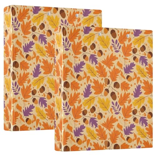 Drei-Ringbuch, orange-gelb, Herbstblätter, D-Ringbuch mit Klemmbrett, große 3 Ordner für Schule, Uni, Büro Drei-Ringbuch, orange-gelb, Herbstblätter, D-Ringbuch mit Klemmbrett, große 3 Ordner für Schule, Uni, Büro von RPLIFE