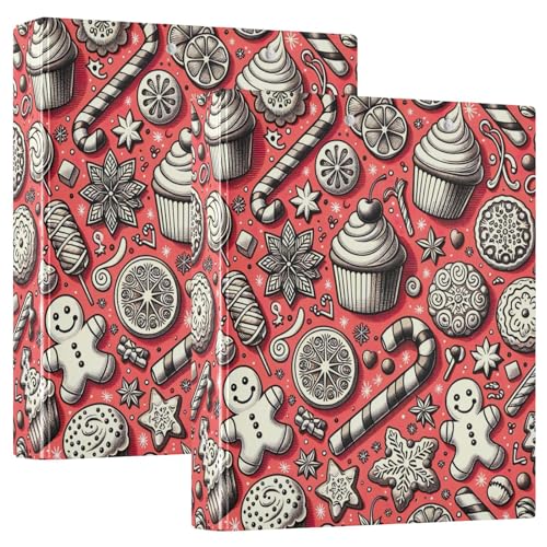 Drei-Ringbuch, verspielte Cupcakes D-Ringbuch mit Klemmbrett, große 3 Ordner für Schule, Uni, Büro Drei-Ringbuch, verspielte Cupcakes D-Ringbuch mit Klemmbrett, große 3 Ordner für Schule, Uni, Büro von RPLIFE