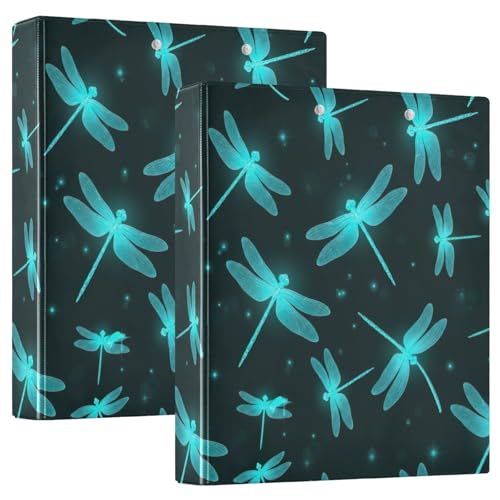 Drei-Ringbuch mit Libellen, flexibler D-Ringordner mit Taschen, 3-Ringbücher für Schule, Uni, Büro Drei-Ringbuch mit Libellen, flexibler D-Ringordner mit Taschen, 3-Ringbücher für Schule, Uni, Büro von RPLIFE
