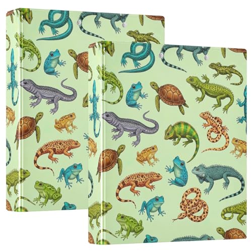 Niedliche Eidechsen Drei-Ringbuch, flexible D-Ringbücher mit Taschen, 3-Ringbücher für Schule, Uni, Büro Niedliche Eidechsen Drei-Ringbuch, flexible D-Ringbücher mit Taschen, 3-Ringbücher für Schule, Uni, Büro von RPLIFE