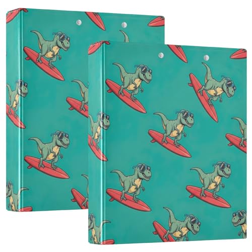 Niedlicher lustiger Dinosaurier-grüner Drei-Ringbuch, flexibler D-Ringordner mit Taschen, 3-Ringbücher für Schule, Uni, Büro Niedlicher lustiger Dinosaurier-grüner Drei-Ringbuch, flexibler D-Ringordner mit Taschen, 3-Ringbücher für Schule, Uni, Büro von RPLIFE