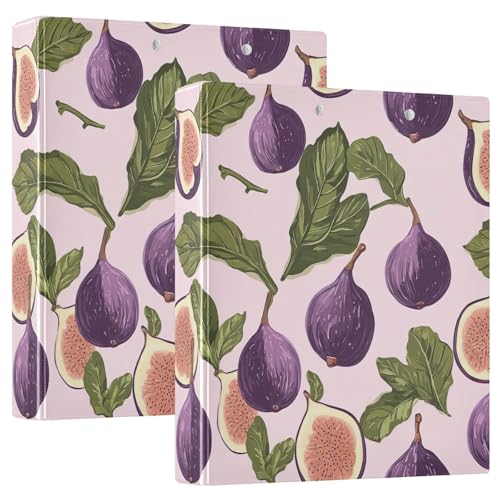 Ringbuch mit 3 Ringen, Feigenblätter, Rosa, D-Ringbuch mit Klemmbrett, große 3-Ringbücher für Schule, Uni, Büro, 2 Stück Ringbuch mit 3 Ringen, Feigenblätter, Rosa, D-Ringbuch mit Klemmbrett, große 3-Ringbücher für Schule, Uni, Büro, 2 Stück von RPLIFE