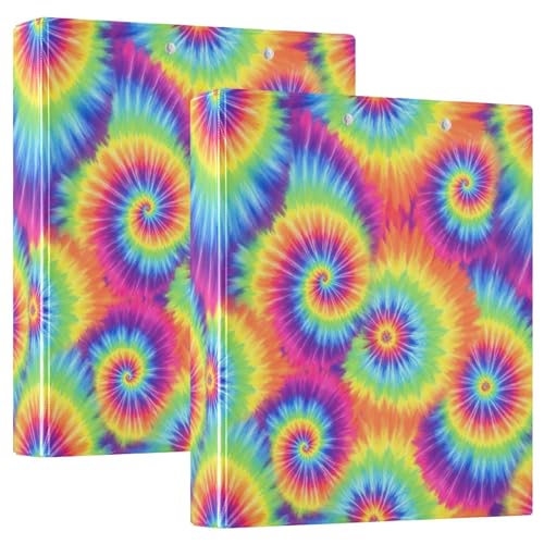 Tie Dye 3-Ringbuch, flexibler D-Ringordner mit Taschen, 3-Ringbücher für Schule, Uni, Büro Tie Dye 3-Ringbuch, flexibler D-Ringordner mit Taschen, 3-Ringbücher für Schule, Uni, Büro von RPLIFE