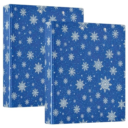 Weiße Schneeflocken Blau 3,8 cm 3-Ringbuch Flexibler D-Ringordner mit Taschen 3-Ringbücher für Schule, Uni, Büro Weiße Schneeflocken Blau 3,8 cm 3-Ringbuch Flexibler D-Ringordner mit Taschen 3-Ringbücher für Schule, Uni, Büro von RPLIFE