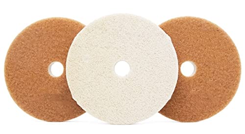 Diamant-Polierpads 3 stück 4 zoll 100mm Diamant Schwamm Polieren Pads Marmor Künstliche Stein Terrazzo Beton Schleifen Polieren Disc(10000) von RPXHZLKTM