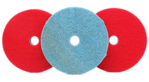 Diamant-Polierpads 3 stück 4 zoll 100mm Diamant Schwamm Polieren Pads Marmor Künstliche Stein Terrazzo Beton Schleifen Polieren Disc(500) von RPXHZLKTM