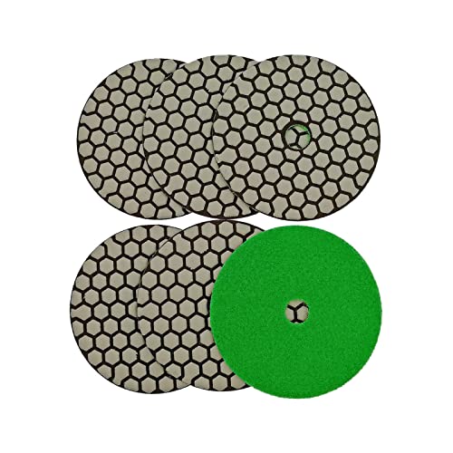 Diamant-Polierpads 6 stücke 4 "/100mm #800 Trockenen Polieren Pads Durchmesser 4 zoll Harz Bond Diamant Flexible Schleifen Disk Diamant-Polierpads 6 stücke 4 "/100mm #800 Trockenen Polieren Pads Durchmesser 4 zoll Harz Bond Diamant Flexible Schleifen Disk von RPXHZLKTM