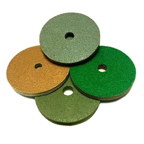 Diamant-Polierpads 7 Stück 5 Zoll Schwammpolierpads 125 MM Professionelle Diamant-Schwamm-Bodenschleifscheibe for Marmor Granit Stein(2000) von RPXHZLKTM