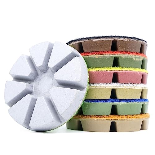 Diamant-Polierpads 7 teile/satz Diamant Beton Boden Polieren Pad Harz Bond Schleif Werkzeug Beton Marmor Boden Schleifen Disc Reparatur Diamant-Polierpads 7 teile/satz Diamant Beton Boden Polieren Pad Harz Bond Schleif Werkzeug Beton Marmor Boden Schleifen Disc Reparatur von RPXHZLKTM