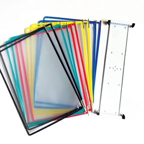 Find Reference Display Dokumentenhalter 10 Anzeigetaschen, langlebiges Desktop-Referenzregal, Regal for lose Blätter im Menüformat, zur Aufbewahrung von A4-Dokumenten im Büro, einfach zu installieren Find Reference Display Dokumentenhalter 10 Anzeigetaschen, langlebiges Desktop-Referenzregal, Regal for lose Blätter im Menüformat, zur Aufbewahrung von A4-Dokumenten im Büro, einfach zu installieren von RPXHZLKTM