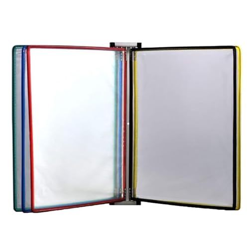 Find Reference Display Dokumentenhalter 10 Displaytaschen, A4 Poster Flip Book Display, for die Anzeige und Aufbewahrung von A4-Dokumenten im Büro/Zuhause Find Reference Display Dokumentenhalter 10 Displaytaschen, A4 Poster Flip Book Display, for die Anzeige und Aufbewahrung von A4-Dokumenten im Büro/Zuhause von RPXHZLKTM