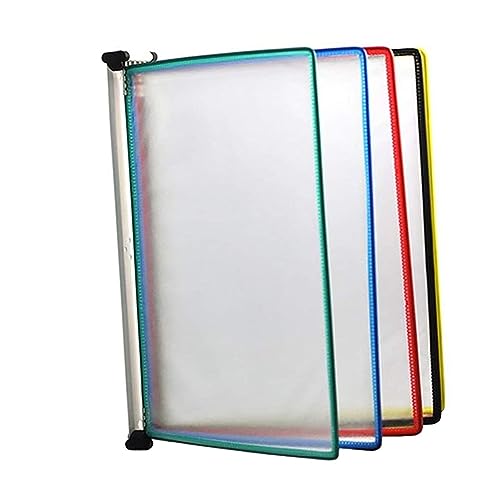 Find Reference Display Dokumentenhalter 10 Sichthüllen, A4 Klappmappe, zur Aufbewahrung und Präsentation von A4 Dokumenten, Farbige Hüllen Find Reference Display Dokumentenhalter 10 Sichthüllen, A4 Klappmappe, zur Aufbewahrung und Präsentation von A4 Dokumenten, Farbige Hüllen von RPXHZLKTM