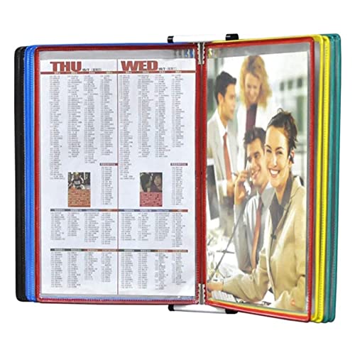 Find Reference Display Dokumentenhalter 10 Sichthüllen, A4 Klappmappe, zur Aufbewahrung und Präsentation von Dokumenten, Farbige Hüllen Find Reference Display Dokumentenhalter 10 Sichthüllen, A4 Klappmappe, zur Aufbewahrung und Präsentation von Dokumenten, Farbige Hüllen von RPXHZLKTM
