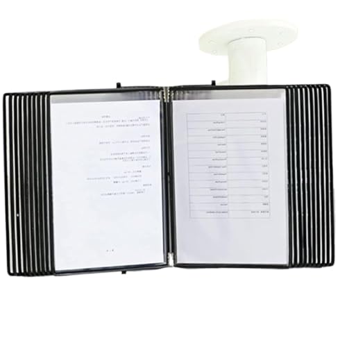 Find Reference Display Dokumentenhalter 20-seitiges doppelseitiges Display, for die Anzeige und Aufbewahrung von A4-Dokumenten im Büro/zu Hause Find Reference Display Dokumentenhalter 20-seitiges doppelseitiges Display, for die Anzeige und Aufbewahrung von A4-Dokumenten im Büro/zu Hause von RPXHZLKTM