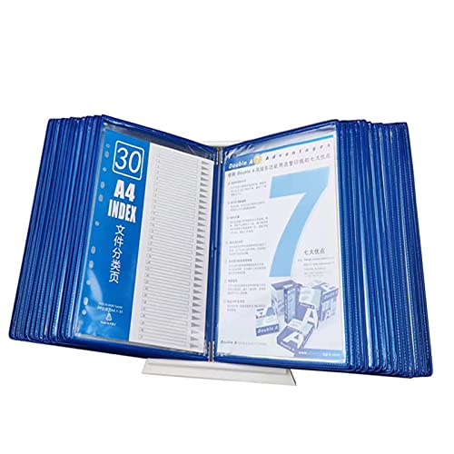 Find Reference Display Dokumentenhalter 30 Seiten, 60 Blatt Kapazität, for Büro, Werkstatt, Restaurant, A4-Dokumentenreferenz und -aufbewahrung Find Reference Display Dokumentenhalter 30 Seiten, 60 Blatt Kapazität, for Büro, Werkstatt, Restaurant, A4-Dokumentenreferenz und -aufbewahrung von RPXHZLKTM