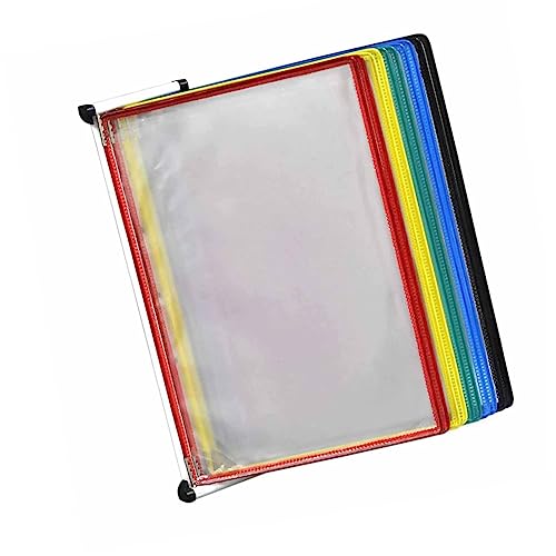 Find Reference Display Dokumentenhalter PVC + Metall, 10 Displaytaschen, zur Aufbewahrung und Poster-Flipbook-Präsentation, farbige Taschen Find Reference Display Dokumentenhalter PVC + Metall, 10 Displaytaschen, zur Aufbewahrung und Poster-Flipbook-Präsentation, farbige Taschen von RPXHZLKTM
