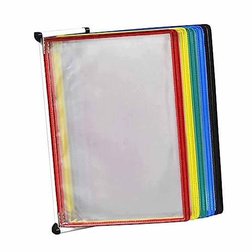 Find Reference Display Dokumentenhalter Robustes Polypropylen, 10 Displaytaschen, zur Aufbewahrung und Präsentation von Poster-Flipbooks, farbige Taschen Find Reference Display Dokumentenhalter Robustes Polypropylen, 10 Displaytaschen, zur Aufbewahrung und Präsentation von Poster-Flipbooks, farbige Taschen von RPXHZLKTM