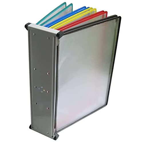 Find Reference Display Dokumentenhalter Wandmontierter Aktenhalter for A4-Ordner, 10 Tafeln, Kapazität for 20 Blatt, strapazierfähiges Polypropylen, Poster-Flipbook-Display Find Reference Display Dokumentenhalter Wandmontierter Aktenhalter for A4-Ordner, 10 Tafeln, Kapazität for 20 Blatt, strapazierfähiges Polypropylen, Poster-Flipbook-Display von RPXHZLKTM