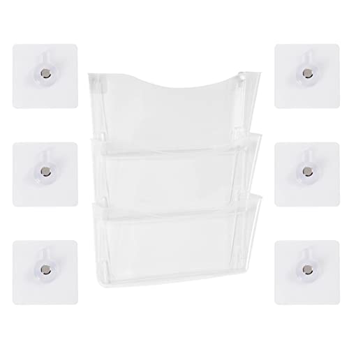 Hängemappenhalter für die Wand Hängender Aktenhalter for den Schreibtisch, for Studenten, Arbeitszimmer, stapelbarer Zeitschriftenständer, transparenter Aktenaufbewahrungsständer, Akten-Organizer Hängemappenhalter für die Wand Hängender Aktenhalter for den Schreibtisch, for Studenten, Arbeitszimmer, stapelbarer Zeitschriftenständer, transparenter Aktenaufbewahrungsständer, Akten-Organizer von RPXHZLKTM