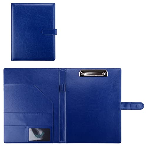 Zwischenablage-Ordner A4 Klemmbrett Ordner Konferenzordner Rechtliche Schreibblock Dokument Foldover Klemmbrett(Blue,Without notebook) von RPXHZLKTM