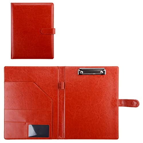 Zwischenablage-Ordner A4 Klemmbrett Ordner Konferenzordner Rechtliche Schreibblock Dokument Foldover Klemmbrett(Brown,Without notebook) von RPXHZLKTM