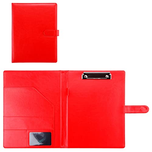 Zwischenablage-Ordner A4 Klemmbrett Ordner Konferenzordner Rechtliche Schreibblock Dokument Foldover Klemmbrett(Red,Without notebook) von RPXHZLKTM