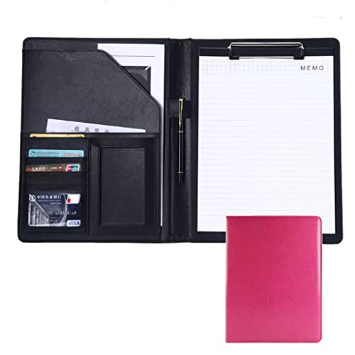 Zwischenablage-Ordner Binder-Ordner-Speicher-Klemmbrett mit nachfüllbarem liniertem Notizblock for die Schule, Seitengurte, Dokumenten-Organizer(Rose,No calculator) von RPXHZLKTM