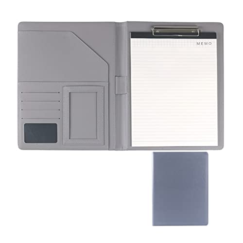 Zwischenablage-Ordner Klemmbrett-Ordner A4 Konferenzordner Ordner Arbeit Schreiben Foldover Klemmbrett Organizer(Grey,No calculator) von RPXHZLKTM