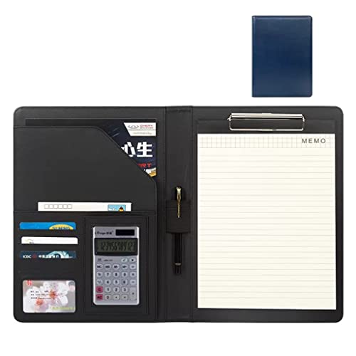 Zwischenablage-Ordner Ordner, Zwischenablage, Lebenslauf, Vorstellungsgespräch, Dokument, Visitenkartenhalter, Steckplatz, A4-Format, Schreibblockhalter(Red,12digit calculator) von RPXHZLKTM