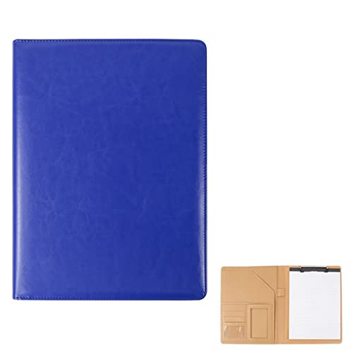 Zwischenablage-Ordner Ordner Business Case Organizer Tasche for Pad Notebook Lebenslauf Business Organizer Interview und Meeting(Blue,No calculator) von RPXHZLKTM