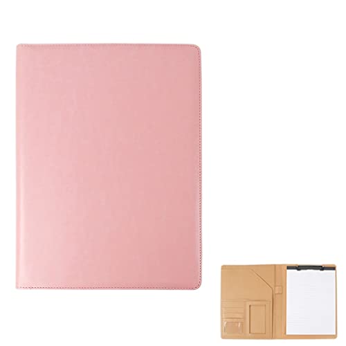 Zwischenablage-Ordner Ordner Business Case Organizer Tasche for Pad Notebook Lebenslauf Business Organizer Interview und Meeting(Pink,No calculator) von RPXHZLKTM