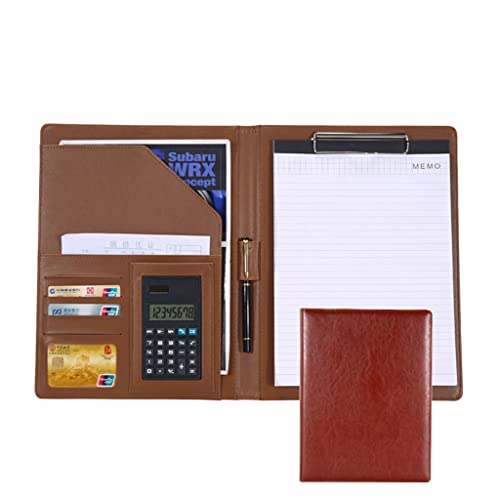 Zwischenablage-Ordner Ordner-Zwischenablage, A4-Größe, Schreibblockhalter, Lebenslauf, Vorstellungsgespräch, Dokumenten-Organizer, Kunstleder, Büro, Konferenz, Notizblock, Klemmbretter(Brown,8bit calc Zwischenablage-Ordner Ordner-Zwischenablage, A4-Größe, Schreibblockhalter, Lebenslauf, Vorstellungsgespräch, Dokumenten-Organizer, Kunstleder, Büro, Konferenz, Notizblock, Klemmbretter(Brown,8bit calc von RPXHZLKTM