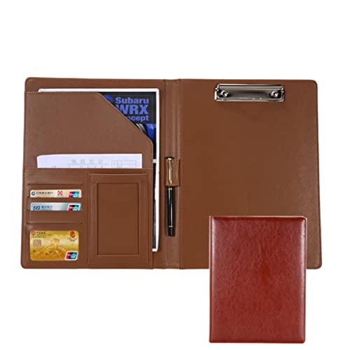 Zwischenablage-Ordner Ordner-Zwischenablage, A4-Größe, Schreibblockhalter, Lebenslauf, Vorstellungsgespräch, Dokumenten-Organizer, Kunstleder, Büro, Konferenz, Notizblock, Klemmbretter(Brown,No book) Zwischenablage-Ordner Ordner-Zwischenablage, A4-Größe, Schreibblockhalter, Lebenslauf, Vorstellungsgespräch, Dokumenten-Organizer, Kunstleder, Büro, Konferenz, Notizblock, Klemmbretter(Brown,No book) von RPXHZLKTM