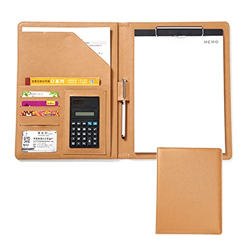 Zwischenablage-Ordner Organizer Notizblock Stift Dokument Taschen A4 Größe Mehrere Funktion Business Ordner(Yellow) von RPXHZLKTM