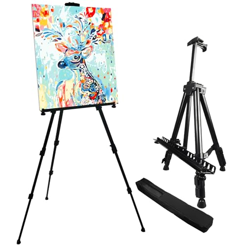 Kunststaffelei zum Malen und Ausstellen – verstellbarer Boden, 168 cm, zusammenklappbarer Aluminium-Staffelei-Ständer für Schilder, Tischplatte, Leinwandständer, tragbare Zeichnungsfarbe Kunststaffelei zum Malen und Ausstellen – verstellbarer Boden, 168 cm, zusammenklappbarer Aluminium-Staffelei-Ständer für Schilder, Tischplatte, Leinwandständer, tragbare Zeichnungsfarbe von RRFTOK