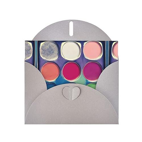 Rrkdoy Stilvolle runde Farbpalette bedruckte Grußkarte mit Perlenpapier für verschiedene Anlässe Rrkdoy Stilvolle runde Farbpalette bedruckte Grußkarte mit Perlenpapier für verschiedene Anlässe von RRKDOY