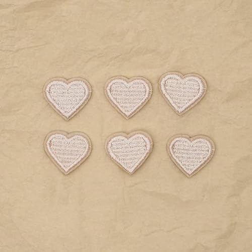 6 Stück selbstklebende Mini-Herz-Patches zum Nähen von Kleidung, Reparatur, Jacke, gestickte Applikation, dekorativer Patch-Aufkleber-7. 6 Stück 6 Stück selbstklebende Mini-Herz-Patches zum Nähen von Kleidung, Reparatur, Jacke, gestickte Applikation, dekorativer Patch-Aufkleber-7. 6 Stück von RRRIOT