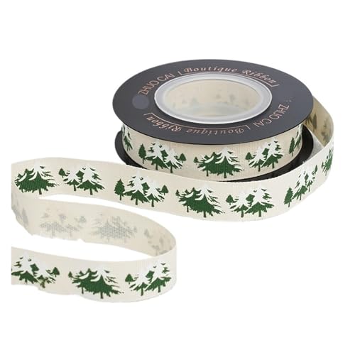 Geschenkbänder 10 Yards Weihnachtsbänder, Box-Verpackung, dekorative Bänder, DIY, bunt bedrucktes, einfarbig gewebtes Klebeband(Color F) von RRYPBOVG