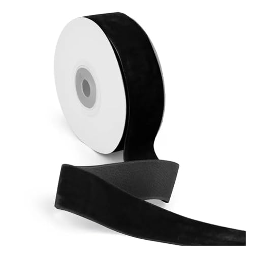 Geschenkbänder 15 Yards 1/2,5 cm Samtbänder Farbe Einseitige Beflockung DIY Handgefertigte Schleife Hochzeit Partydekorationen for Verpackungsstoff(2.5cm 07) von RRYPBOVG