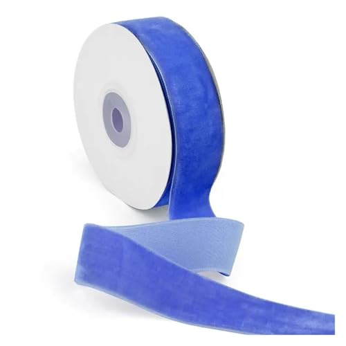 Geschenkbänder 15 Yards 1/2,5 cm Samtbänder Farbe Einseitige Beflockung DIY Handgefertigte Schleife Hochzeit Partydekorationen for Verpackungsstoff(2.5cm 11) von RRYPBOVG