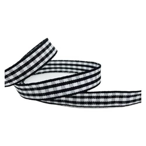 Geschenkbänder 15 yards/Lot 10mm Plaid Band Weihnachten Dekor Band for Handgemachte Design Weihnachten Dekoration DIY Verpackung(Color12) von RRYPBOVG