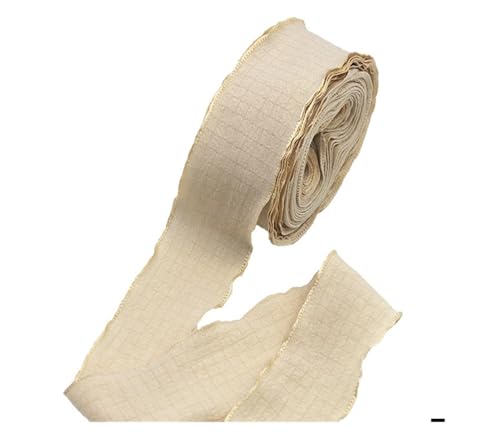 Geschenkbänder 20 Meter 40 mm breites Spitzen-Lotusblatt-Faltenband, gewellter Rand, Fischschwanz-Garnband, Blumen-Kuchendekoration, Festival-Party(Champagne) von RRYPBOVG