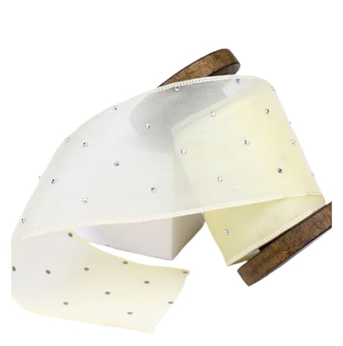 Geschenkbänder 9–10 Yards 38 mm einfarbiges Band mit Schleife, Haarschmuck, Material, Blumen-Kuchenverpackung(Color 9) von RRYPBOVG
